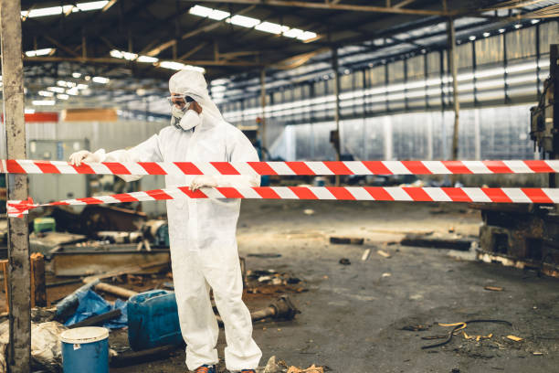 Professional Unattended Death Cleanup technician working in Memphis, MO